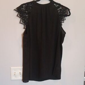 Express Black Sleeveless Blouse.#20A